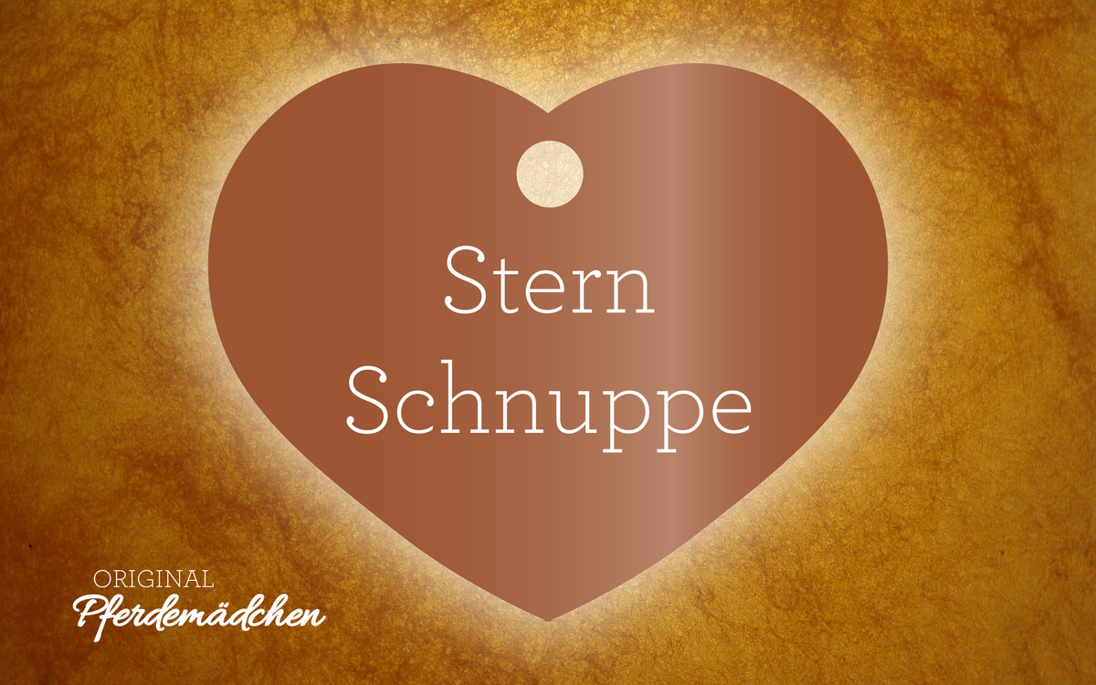 Herzmarke "Sternschnuppe"