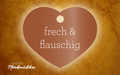 Herzmarke "frech & flauschig"